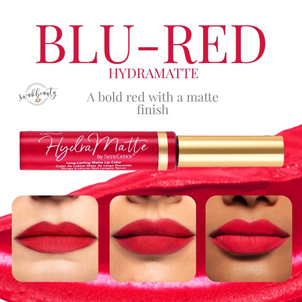 BLU-RED HYDRAMATTE LIPSENSE® New product 2023 - Picture 1 of 12